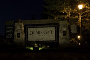 Quail's Gate Winery - one of the best dining rooms in the Okanagan.