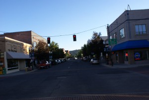 The Main Street of Klamath Falls.