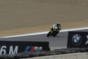 Colin Edwards in the practice session.